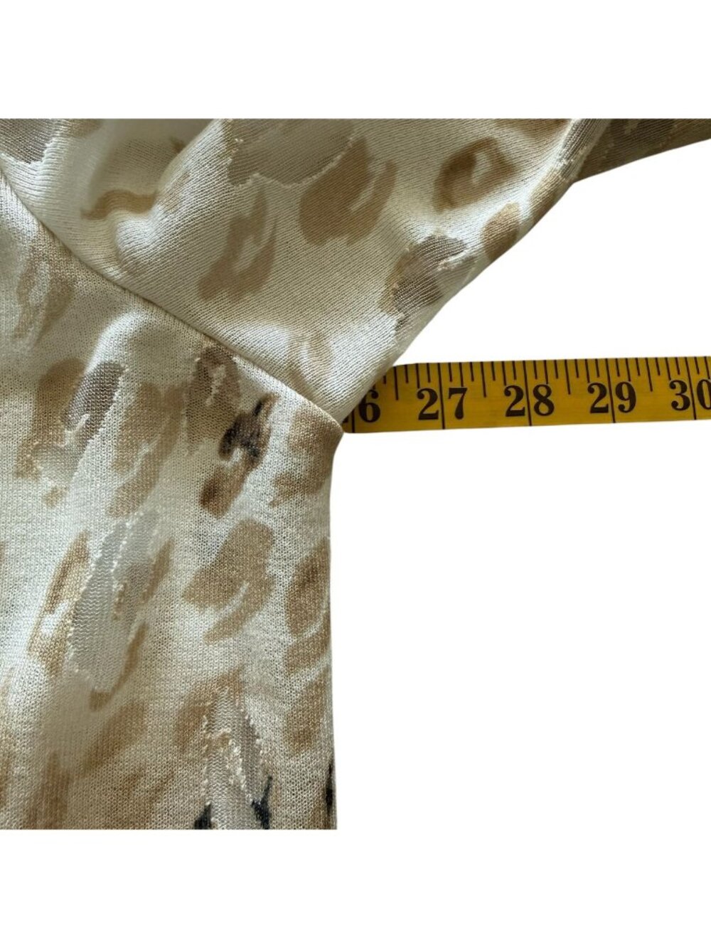 Alfred Dunner Womens 1X Sheer Cardigan Open Ombre Animal Print Neutrals 3/4 Slee - Picture 14 of 16